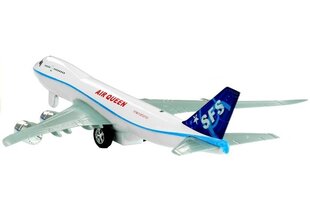 Reisilennuk 1:200 koos heli- ja valgusefektidega, valge hind ja info | Poiste mänguasjad | kaup24.ee