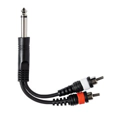 Adapter Jack/m - 2 RCA/m Stagg YC-0,1/1PM2CMH hind ja info | Kaablid ja juhtmed | kaup24.ee