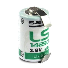 Aku Saft LS14250 3,6V koos kontaktidega hind ja info | Patareid | kaup24.ee