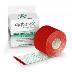 Kinesioloogia teip Gatapex, 5cm x 5,5m, punane hind ja info | Liigesetoed ja -kaitsmed | kaup24.ee
