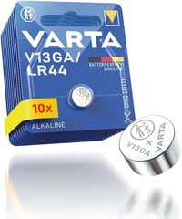 Varta V13GA 357A AG13 LR44 1,5В, 10шт. цена и информация | Батарейки | kaup24.ee