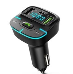 FM-модулятор Powermax GZ03 USB + USB+C цена и информация | FM модуляторы, FM трансмиттер | kaup24.ee