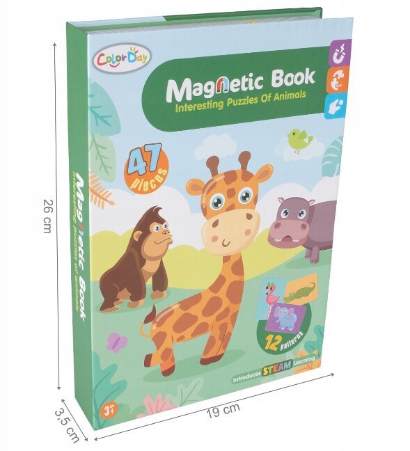 Magnetpusle Color Day Animals hind ja info | Arendavad mänguasjad | kaup24.ee