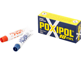 Poxipol metalliseeritud plastiliim 21g/14ml hind ja info | Liimid | kaup24.ee