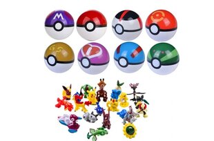 Pokeballi komplekt 2in1 pall + Pokemoni figuur hind ja info | Poiste mänguasjad | kaup24.ee