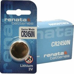 Батарея Renata CR2450N 540мАч 3.0В 10 шт. цена и информация | Батарейки | kaup24.ee