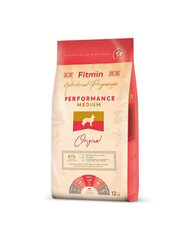 Fitmin Medium Performance kuivtoit keskmise suurusega täiskasvanud koertele, 12 kg hind ja info | Kuivtoit koertele | kaup24.ee