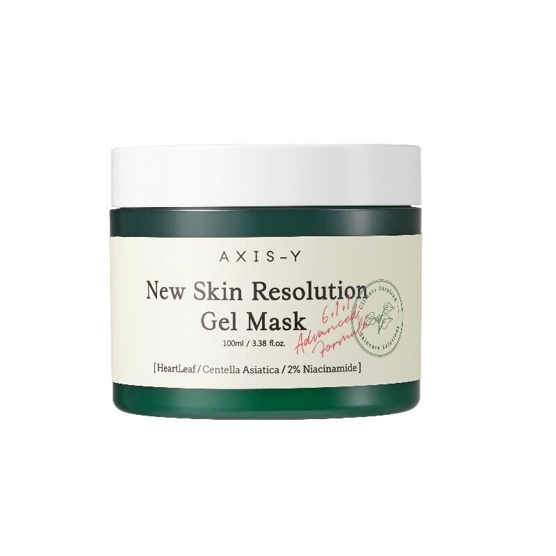 Rahustav näomask Axis-Y New Skin Resolution Gel Mask, 100 ml hind ja info | Näomaskid, silmamaskid | kaup24.ee