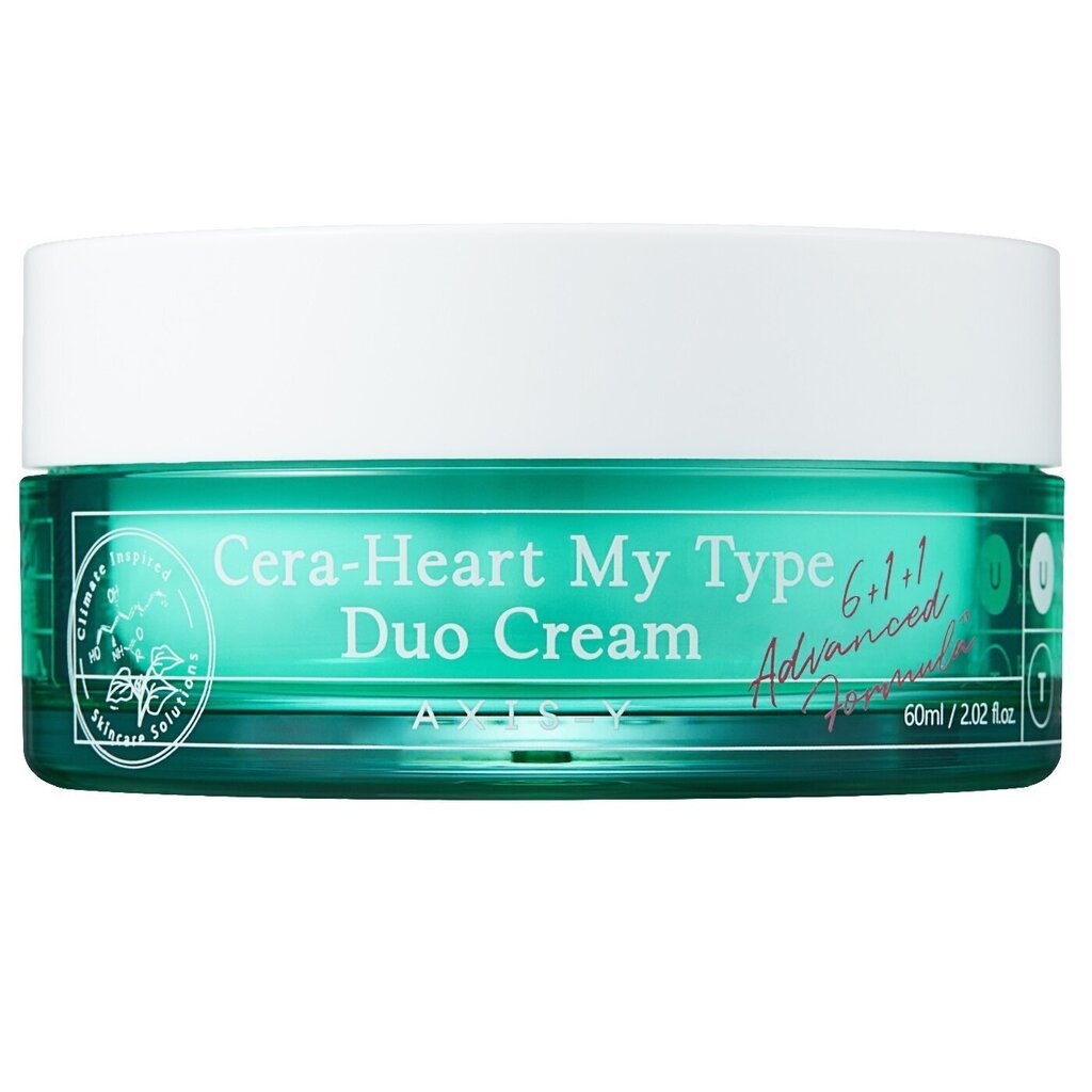 Niisutav näokreem Axis-Y Cera - Heart My Type Duo Cream, 60 ml цена и информация | Näokreemid | kaup24.ee