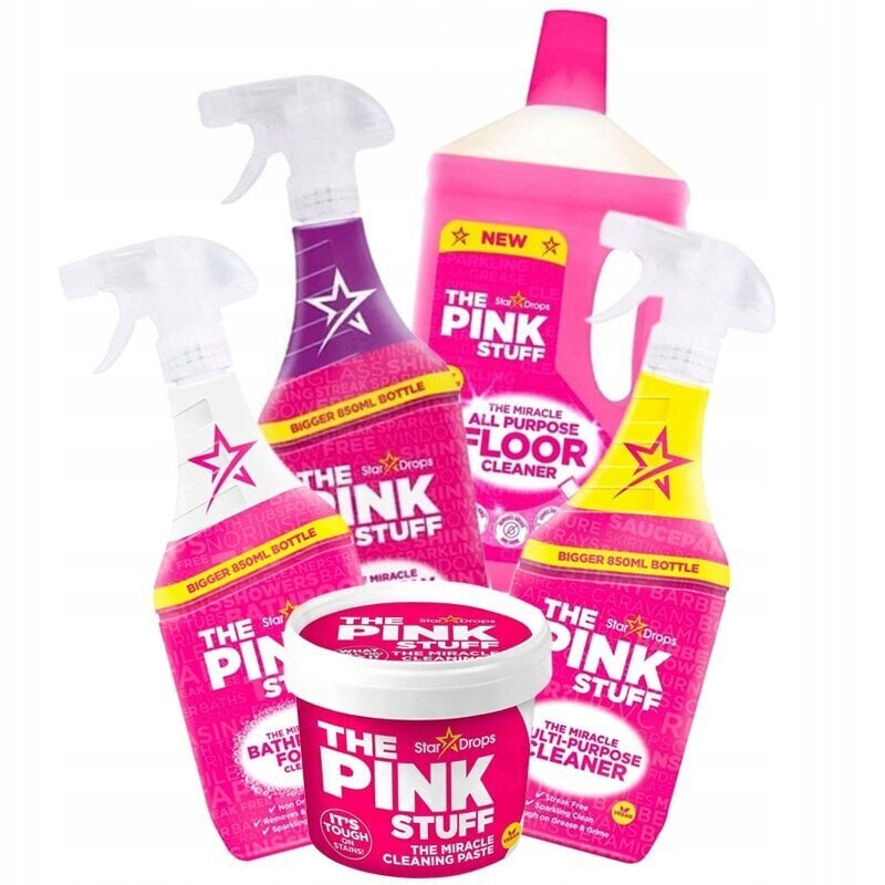 The Pink Stuff Cleaner Set, 5 tk. цена и информация | Puhastusvahendid | kaup24.ee