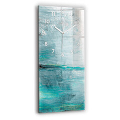 Seinakell Õli tekstuuri abstraktsioon, 30x60 cm hind ja info | Kellad | kaup24.ee