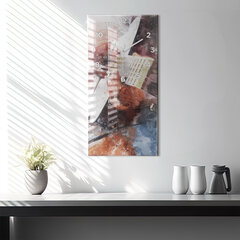Seinakell Kitarri visualiseerimine, 30x60 cm цена и информация | Часы | kaup24.ee