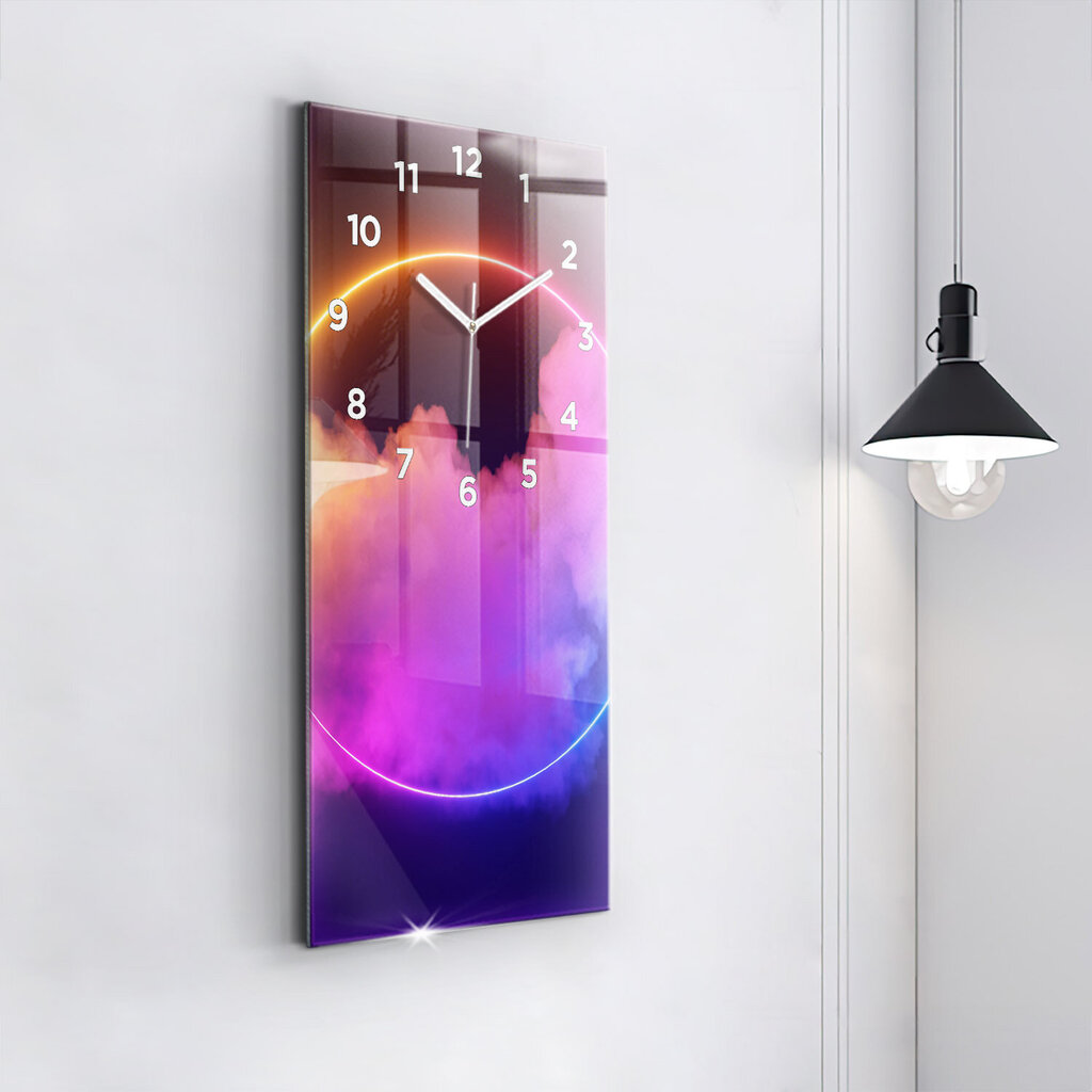 Seinakell 3D suitsu abstraktsioon, 30x60 cm hind ja info | Kellad | kaup24.ee