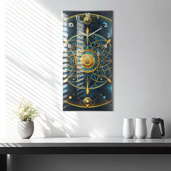 Seinakell Horoskoopiline kell, 30x60 cm hind ja info | Kellad | kaup24.ee