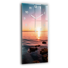 Настенные часы, Скалы на закате, 40x118см цена и информация | Часы | kaup24.ee