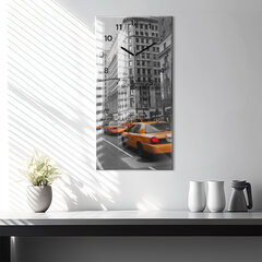 Seinakell Manhattan ja taksod, 30x60 cm цена и информация | Часы | kaup24.ee