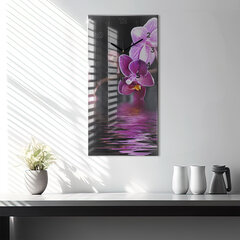 Seinakell Orhideell vee peal, 30x60 cm hind ja info | Kellad | kaup24.ee