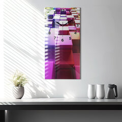 Seinakell Värvikad kuubikud, 30x60 cm hind ja info | Kellad | kaup24.ee