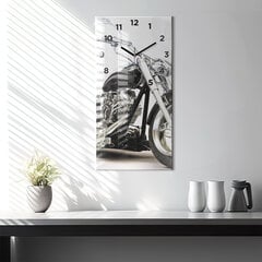 Seinakell Must mootorratas, 30x60 cm цена и информация | Часы | kaup24.ee