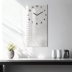 Seinakell Plekkide abstraktsioon, 30x60 cm цена и информация | Часы | kaup24.ee