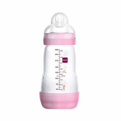 Lutipudel Mam Easy Start Anti-Colic, pink/roosa, 2+ kuud, 260 ml hind ja info | Lutipudelid ja aksessuaarid | kaup24.ee