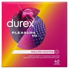 Kondoomid Durex Pleasure Me, 40 tk. hind ja info | Kondoomid | kaup24.ee
