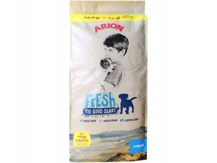 Arion Fresh Junior noortele kutsikatele, 12 kg + 1 kg hind ja info | Kuivtoit koertele | kaup24.ee