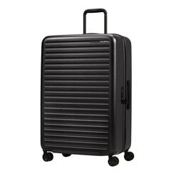 Большой чемодан Samsonite Stackd, чёрный цена и информация | Чемоданы, дорожные сумки | kaup24.ee