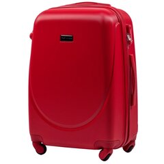 Средний чемодан Goose, красный цена и информация | Чемоданы, дорожные сумки | kaup24.ee