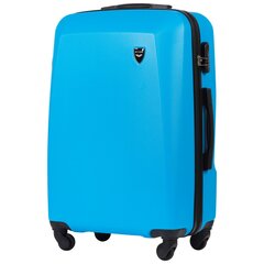 Средний чемодан 0125, голубой цена и информация | Чемоданы, дорожные сумки | kaup24.ee