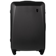 Большой чемодан 0125, тёмно-серый цена и информация | Чемоданы, дорожные сумки | kaup24.ee