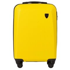 Маленький чемодан 0125, жёлтый цена и информация | Чемоданы, дорожные сумки | kaup24.ee