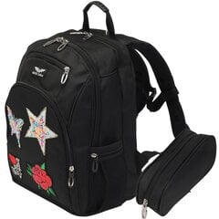 Школьный портфель + пена́л, чёрный цена и информация | Школьные рюкзаки, спортивные сумки | kaup24.ee