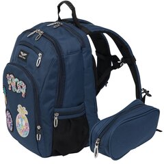 Школьный портфель + пена́л, синий цена и информация | Школьные рюкзаки, спортивные сумки | kaup24.ee