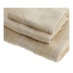 Rätikute komplekt, beež, 3-osaline hind ja info | Rätikud, saunalinad | kaup24.ee