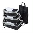 Kohvri organiseerija Compression Packing Cubes, 4-osaline, must