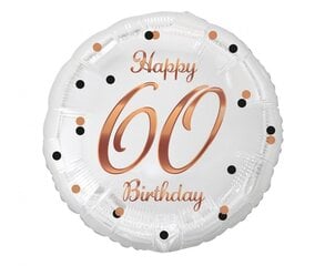 Воздушный шар из фольги Beauty&Charm, "Happy birthday 60 ", размер 18" цена и информация | Шарики | kaup24.ee
