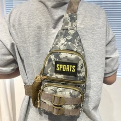 Тактический рюкзак-сумка мужской Sports, серый цена и информация | Мужские сумки | kaup24.ee