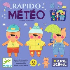 Õpetlik mäng - Rapido Meteo, Djeco DJ08527 hind ja info | Lauamängud ja mõistatused | kaup24.ee