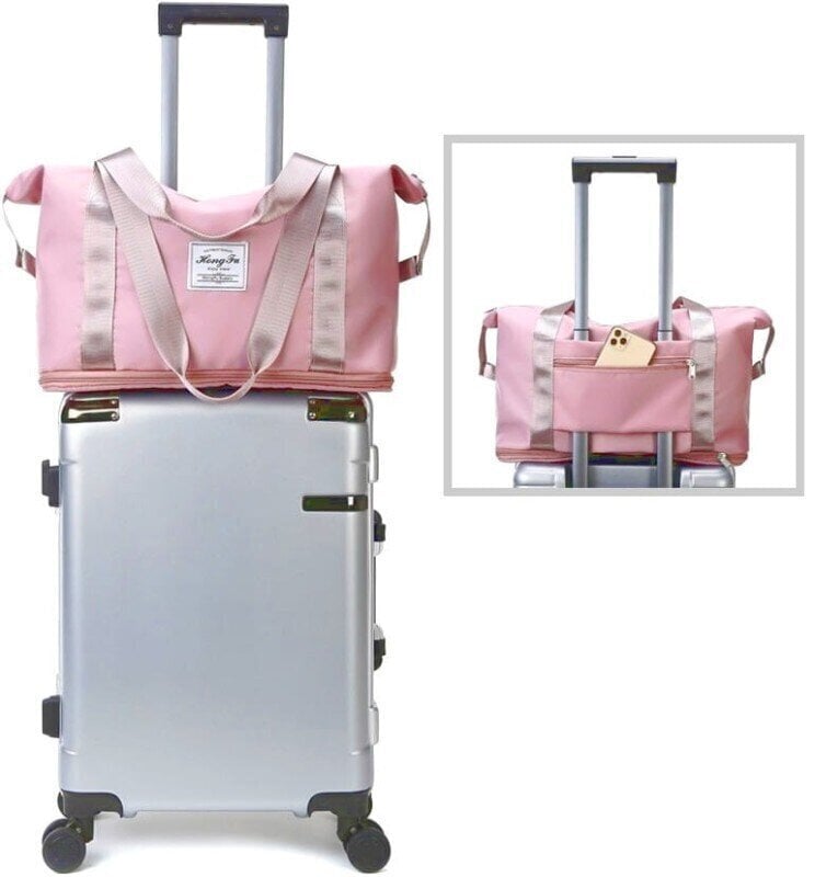 Reisikott F23, roosa hind ja info | Kohvrid, reisikotid | kaup24.ee