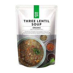 Органический суп из трёх видов чечевицы Auga, 400 г цена и информация | Консервы | kaup24.ee