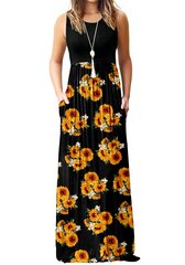 Женское платье Auselily, черное цена и информация | Платья | kaup24.ee