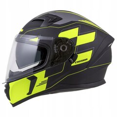 CASSIDA 3.0 NEW MOTORCYCLE HELMET, черно-желтый, матовый цена и информация | Шлемы для мотоциклистов | kaup24.ee