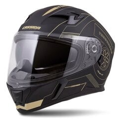 CASSIDA 3.0 NEW MOTORCYCLE HELMET, черный, матовый цена и информация | Шлемы для мотоциклистов | kaup24.ee