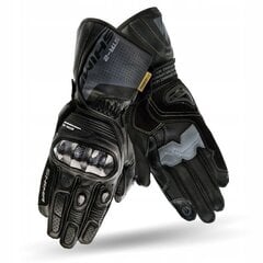 Мотоциклетные перчатки мужские SHIMA STR-2 черные, кожаные цена и информация | Мото перчатки, защита | kaup24.ee