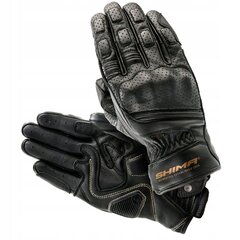 Мужские мотоциклетные перчатки Shima Aviator, черные цена и информация | Мото перчатки, защита | kaup24.ee