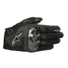 Motokindad naistele Alpinestars Smx-1 Air V2 R, must hind ja info | Mootorratta kindad, kaitsmed | kaup24.ee