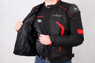 Куртка Husar Rapid GP, черно-красная цена и информация | Мотоциклетные куртки | kaup24.ee
