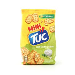 Hapukoore ja sibula maitselised mini-soolased küpsised Tuc Mini, 100 g hind ja info | Suupisted, krõpsud | kaup24.ee