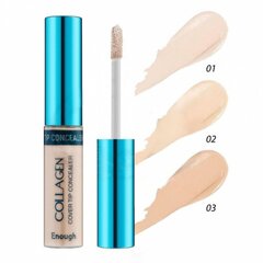 Увлажняющий консилер с коллагеном Enough Collagen Cover Tip Concealer #01, 9 г цена и информация | Пудры, базы под макияж | kaup24.ee